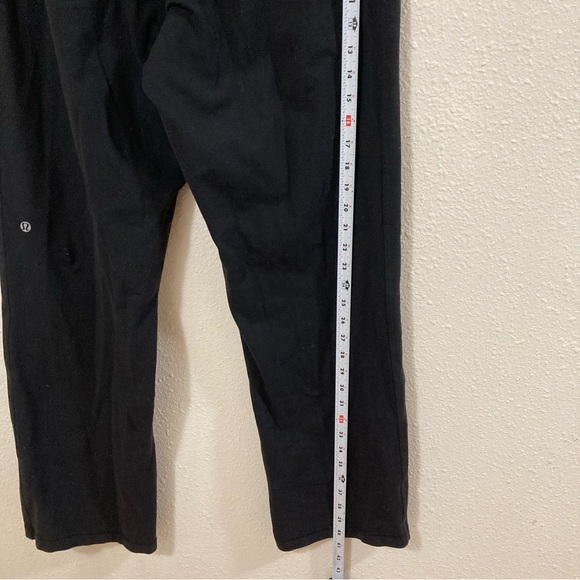 Lululemon Athletica Men’s Black Sweatpants Pull on Straight Comfort Sz M Pockets - Picture 9 of 14